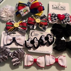 Colorful Hair Bow Set